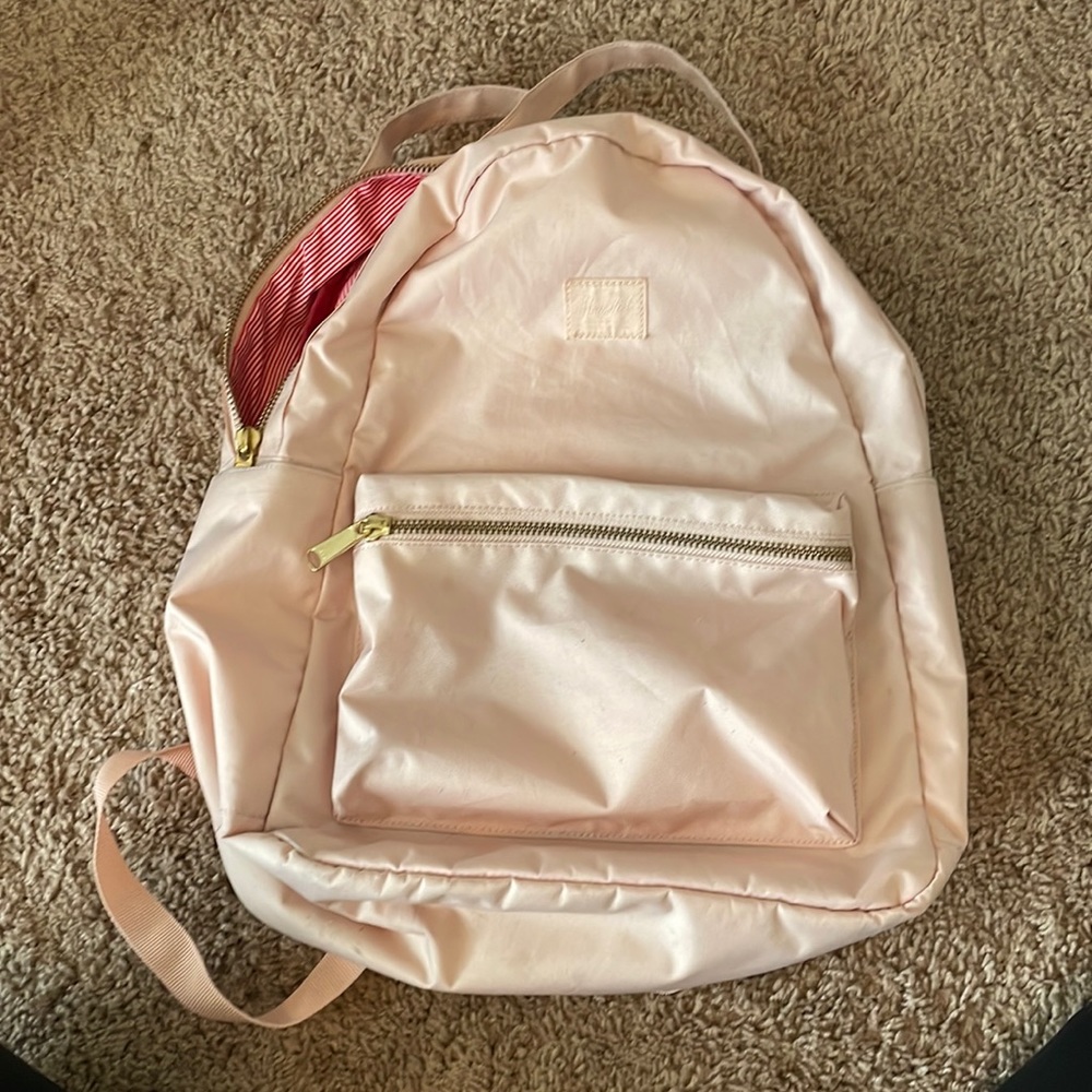 Light pink backpack